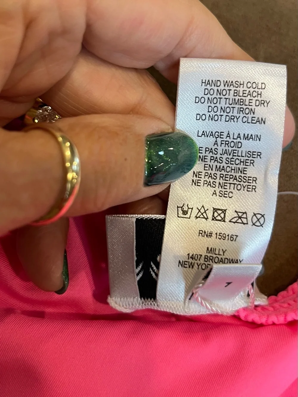 NWTs Milly Margot Solid Bandeau Bikini - Top size Medium & Bottoms size Large